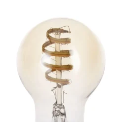 Eglo LEDE27 Lichtbron Kunststof wit / Glas amber Ø 60 mm