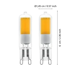Eglo LEDG9 Lichtbron / Glas helder Ø 15 mm