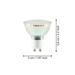 Eglo LEDGU10 Lichtbron / Glas satijn Ø 50 mm