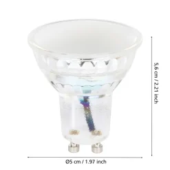 Eglo LEDGU10 Lichtbron / Glas satijn Ø 50 mm