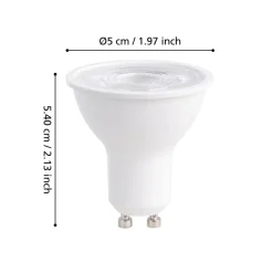 Eglo LEDGU10 Lichtbron / Kunststof opaal Ø 50 mm