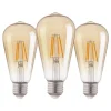 Eglo LM-E27-LED ST64 4W AMBER 2200K 3 STK