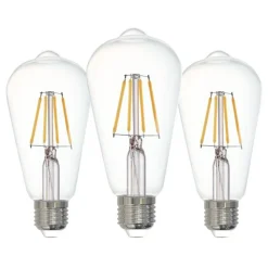 Eglo LM-E27-LED ST64 4W KLAR 2700K 3 STK