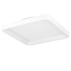 Eglo LORETELLO Wand-/plafondlamp kunststof, staal wit H: 75 mm