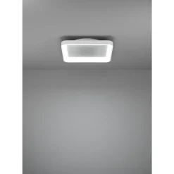 Eglo LORETELLO Wand-/plafondlamp kunststof, staal wit H: 75 mm