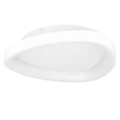 Eglo LORETELLO Wand-/plafondlamp kunststof, staal wit H: 75 mm | Ø 350 mm