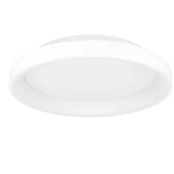 Eglo LORETELLO Wand-/plafondlamp kunststof, staal wit H: 75 mm | Ø 350 mm