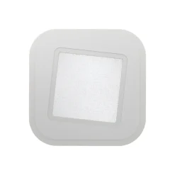 Eglo MACCHIONI Plafondarmaturen staal, kunststof wit / kunststof met kristaleffect wit H: 50 mm