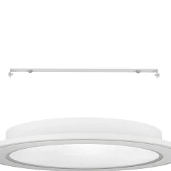 Eglo MACCHIONI Plafondarmaturen staal, kunststof wit / kunststof met kristaleffect wit H: 50 mm | Ø 380 mm