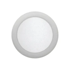 Eglo MACCHIONI Plafondarmaturen staal, kunststof wit / kunststof met kristaleffect wit H: 50 mm | Ø 380 mm