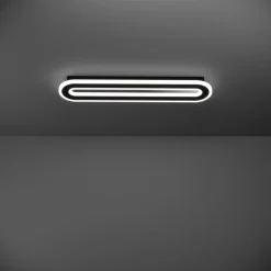 Eglo MACCHIONI Plafondarmaturen staal, kunststof zwart, wit / kunststof met kristaleffect wit H: 45 mm