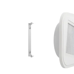 Eglo MACCHIONI Wandlamp staal, kunststof wit / kunststof met kristaleffect wit