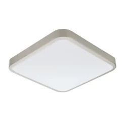 Eglo MANILVA 1 Wandlamp staal nikkel-mat / Kunststof wit H: 70 mm