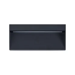 Eglo MARUGGIO Wandlamp aluminium zwart / Kunststof transparant H: 90 mm