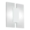 Eglo METRASS 2 Wand-/plafondlamp aluminium wit / Kunststof satijn H: 200 mm