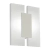 Eglo METRASS 2 Wand-/plafondlamp aluminium nikkel-mat / Kunststof satijn H: 200 mm