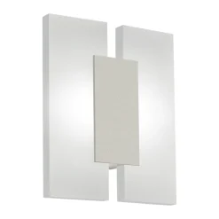 Eglo METRASS 2 Wand-/plafondlamp aluminium nikkel-mat / Kunststof satijn H: 200 mm