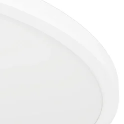 Eglo MINERARIO Plafondarmaturen Kunststof zwart / Kunststof wit H: 30 mm | Ø 390 mm