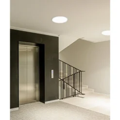 Eglo MINERARIO Plafondarmaturen Kunststof wit / Kunststof wit H: 30 mm | Ø 390 mm