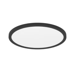 Eglo MINERARIO Plafondarmaturen Kunststof zwart / Kunststof wit H: 30 mm | Ø 300 mm