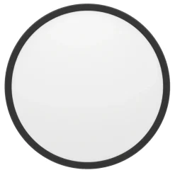 Eglo MINERARIO Plafondarmaturen Kunststof zwart / Kunststof wit H: 30 mm | Ø 300 mm