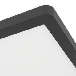 Eglo MINERARIO Plafondarmaturen Kunststof zwart / Kunststof wit H: 30 mm