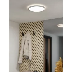 Eglo MINERARIO Plafondarmaturen Kunststof wit / Kunststof wit H: 30 mm | Ø 300 mm