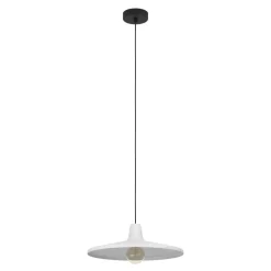Eglo MINIERE hanglamp staal zwart / staal grijs H: 1100 mm | Ø 420 mm