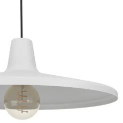 Eglo MINIERE hanglamp staal zwart / staal grijs H: 1100 mm | Ø 420 mm