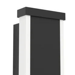 Eglo NEVIANO Wandlamp staal, kunststof zwart / Kunststof wit H: 65 mm