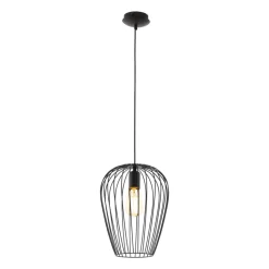 Eglo NEWTOWN hanglamp staal zwart H: 1100 mm | Ø 275 mm