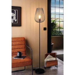 Eglo NEWTOWN Staande lampen staal zwart H: 1595 mm | Ø 275 mm