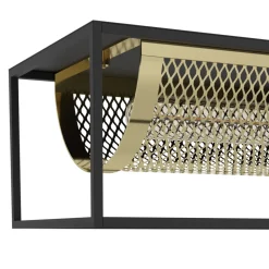 Eglo NOHALES hanglamp staal zwart, geelkoper H: 1500 mm