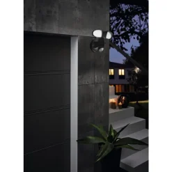 Eglo PAGINO Wandlamp Kunststof zwart H: 220 mm