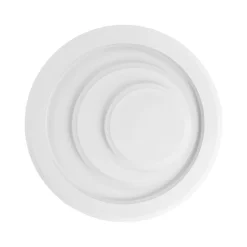 Eglo PALAGIANO 1 Plafondarmaturen staal wit / kunststof, staal satijn, wit H: 50 mm | Ø 480 mm