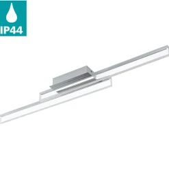 Eglo PALMITAL Wand-/plafondlamp aluminium, staal chroom / Kunststof helder H: 90 mm