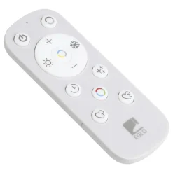 Eglo PARRUTA hanglamp aluminium, staal zwart / Kunststof wit H: 1500 mm | Ø 990 mm