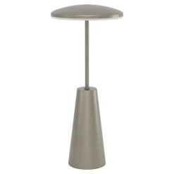 Eglo PICCOLA Tafellampen staal donker brons / Kunststof wit H: 280 mm | Ø 130 mm