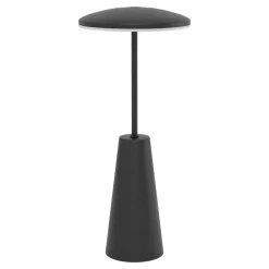 Eglo PICCOLA Tafellampen staal zwart / Kunststof wit H: 280 mm | Ø 130 mm