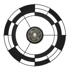 Eglo PONTEFRACT Plafondarmaturen staal zwart H: 205 mm | Ø 420 mm