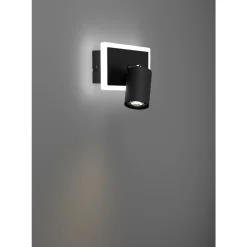 Eglo RIMBOCCHI 1 spot staal zwart / Kunststof satijn H: 140 mm