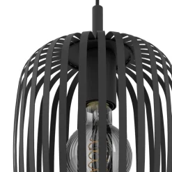 Eglo ROMAZZINA hanglamp staal zwart H: 1100 mm | Ø 460 mm