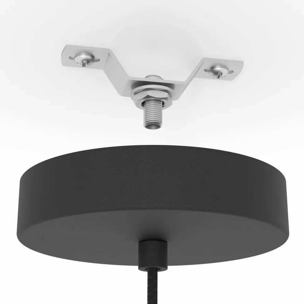 Eglo ROMAZZINA hanglamp staal zwart H: 1100 mm | Ø 325 mm