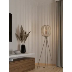 Eglo ROMAZZINA Staande lampen staal zandkleuren H: 1405 mm | Ø 325 mm