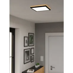 Eglo ROVITO Plafondarmaturen Kunststof zwart / Kunststof wit H: 30 mm