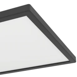 Eglo ROVITO Plafondarmaturen Kunststof zwart / Kunststof wit H: 30 mm