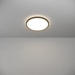 Eglo ROVITO Plafondarmaturen Kunststof zwart / Kunststof wit H: 30 mm | Ø 300 mm