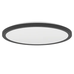 Eglo ROVITO Plafondarmaturen Kunststof zwart / Kunststof wit H: 30 mm | Ø 389 mm