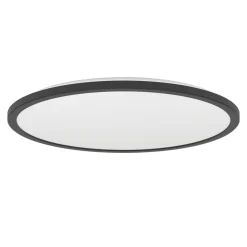 Eglo ROVITO Plafondarmaturen Kunststof zwart / Kunststof wit H: 32 mm | Ø 500 mm