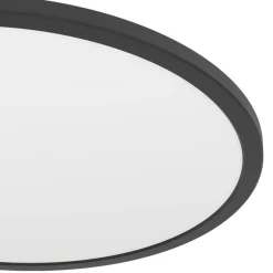 Eglo ROVITO Plafondarmaturen Kunststof zwart / Kunststof wit H: 32 mm | Ø 500 mm